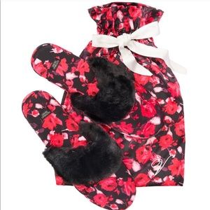 New Victoria’s Secret Floral Satin Slippers